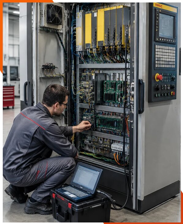 Ремонт систем ЧПУ FANUC промышленных станков в Кызыле